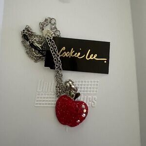 Crystal Apple Necklace